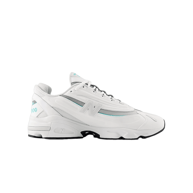 New Balance 1000 White Aqua (W) Angle 5