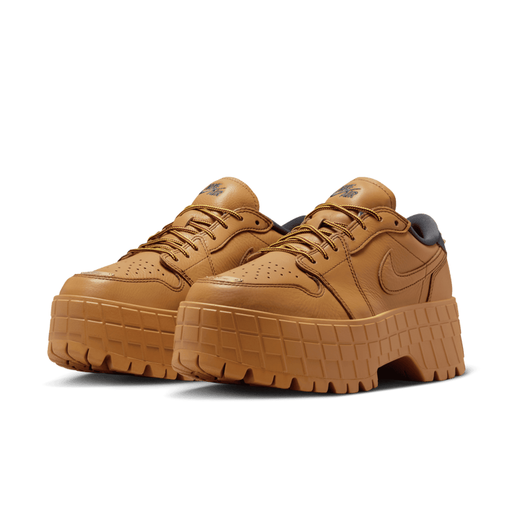 Air Jordan 1 Brooklyn Low Wheat Angle 2