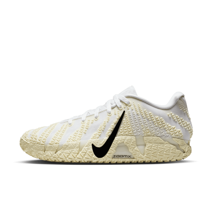 Nike Ja 3 White Black Coconut Milk Angle 1