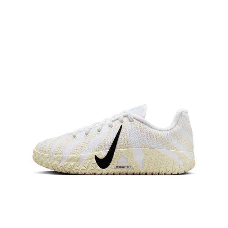 Nike Ja 3 White Black Coconut Milk (GS) Angle 5
