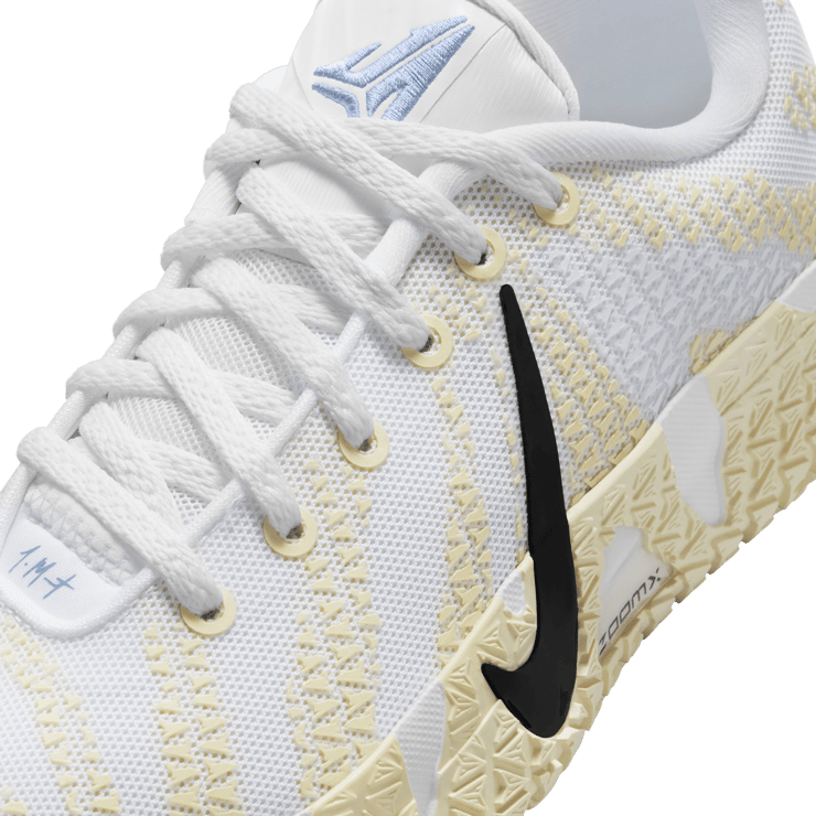 Nike Ja 3 White Black Coconut Milk (GS) Angle 8
