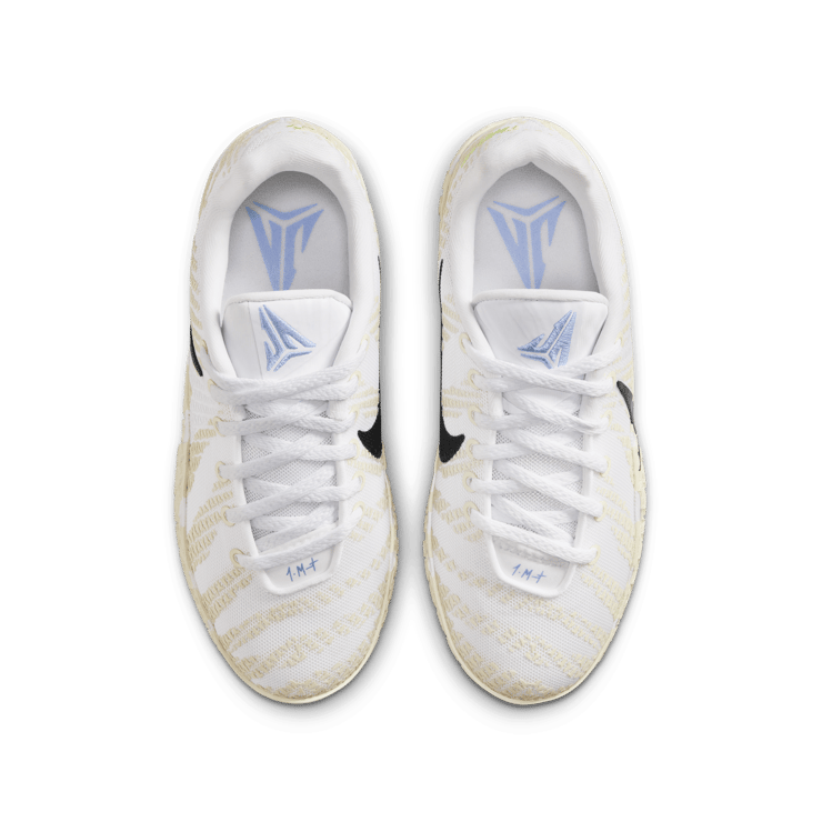 Nike Ja 3 White Black Coconut Milk (GS) Angle 4