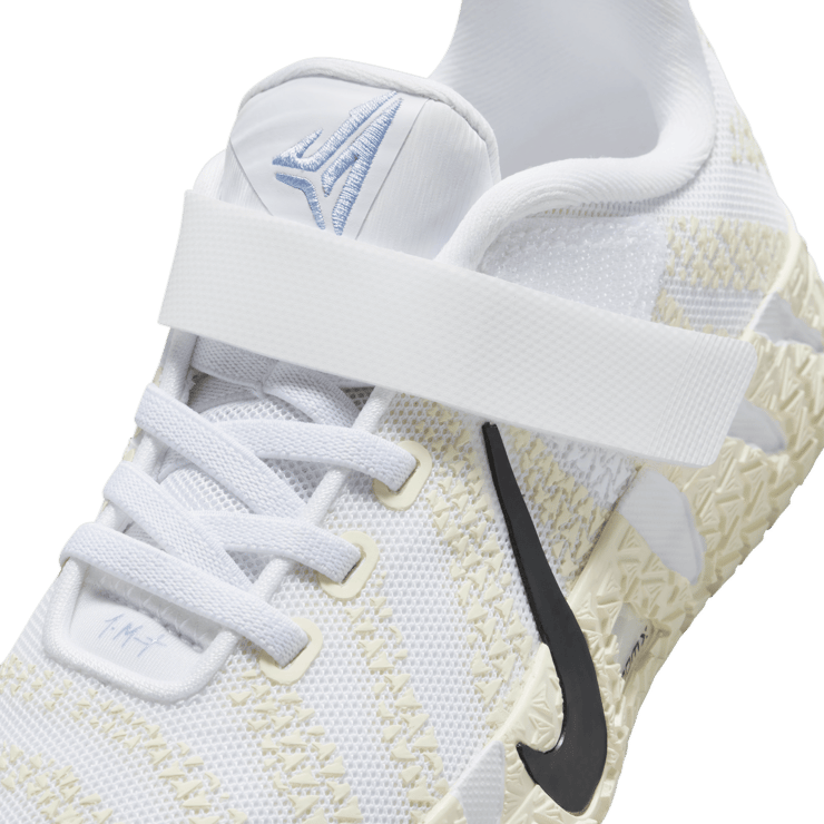 Nike Ja 3 White Black Coconut Milk (PS) Angle 8