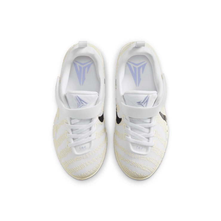 Nike Ja 3 White Black Coconut Milk (PS) Angle 4