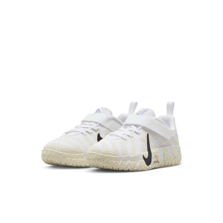 Nike Ja 3 White Black Coconut Milk (PS) Angle 3