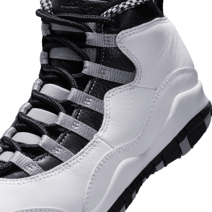 Air Jordan 10 Retro Steel Grey (2025) (GS) Angle 7