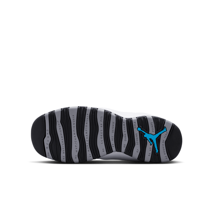 Air Jordan 10 Retro Steel Grey (2025) (GS) Angle 2