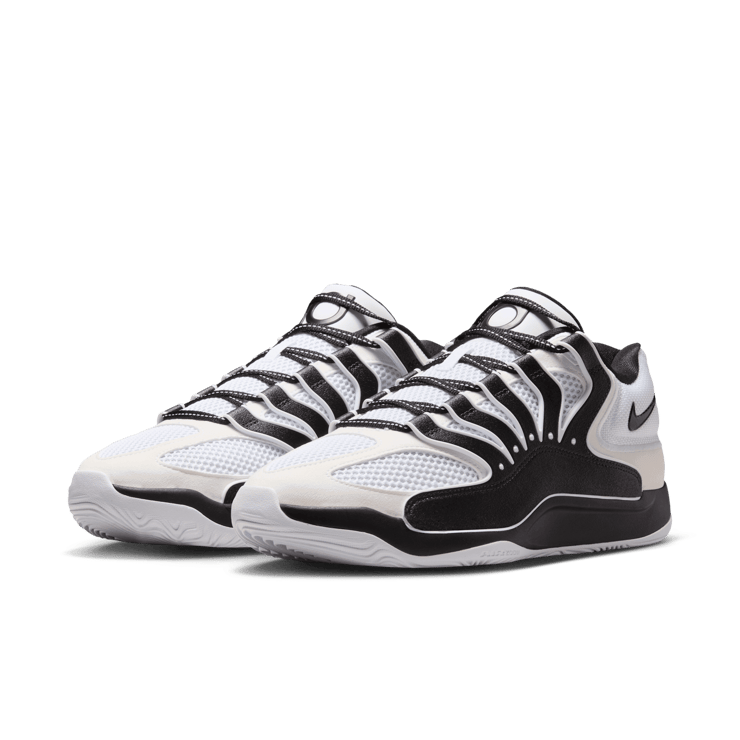 Nike KD 18 TB White Black Angle 1