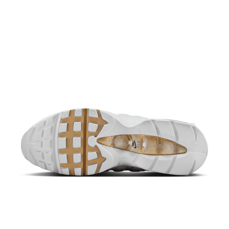 Nike Air Max 95 White Metallic Gold Angle 1
