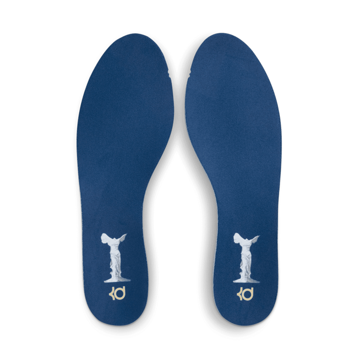 Nike KD 18 Immortalized Metallic Gold Blue Void Angle 4