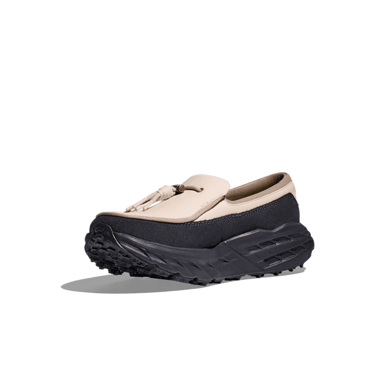 Hoka One One Speed Loafer Birch Charcoal Grey Angle 1