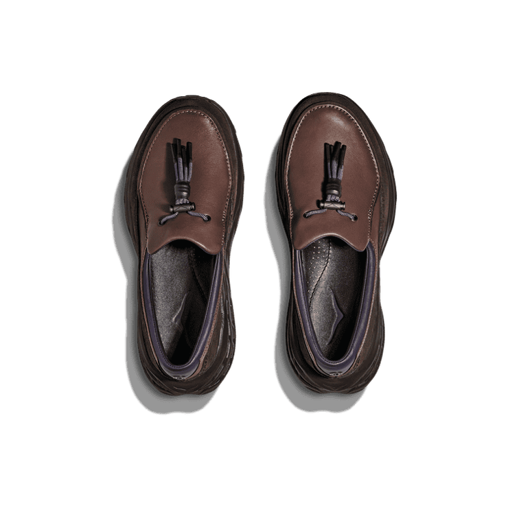 Hoka One One Speed Loafer Walnut Cast Iron Angle 0