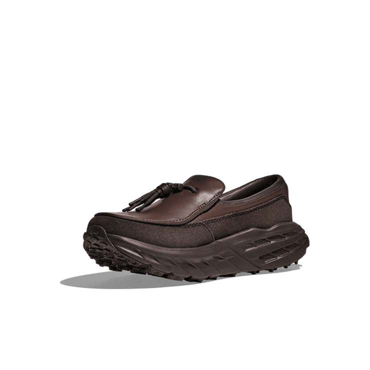 Hoka One One Speed Loafer Walnut Cast Iron Angle 1