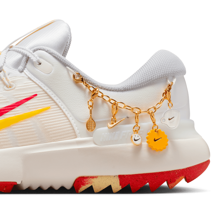 Nike Free Golf Nelly Korda White Multi-Color Angle 6