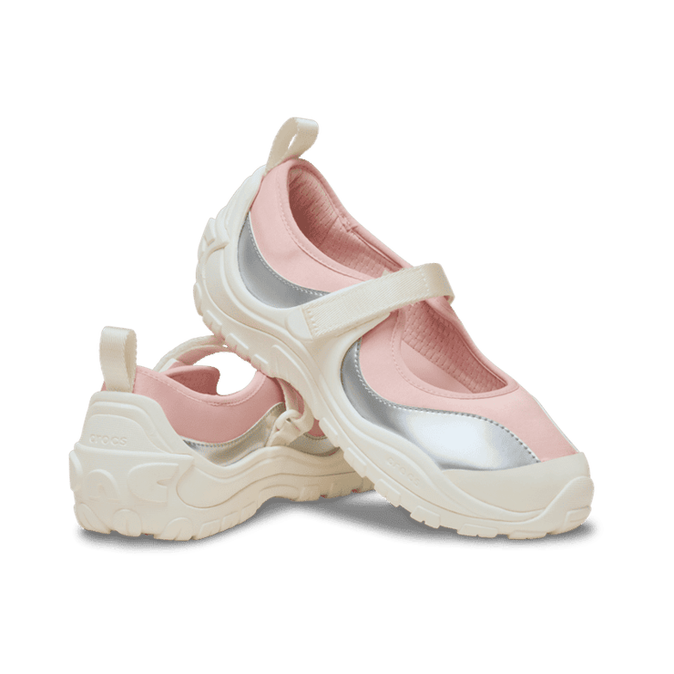 Crocs EXP Terre Ballet Silver Chalk (Women's) Angle 0