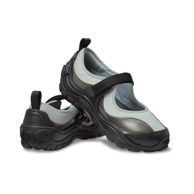 Crocs EXP Terre Ballet Gunmetal Black (Women's) Angle 0