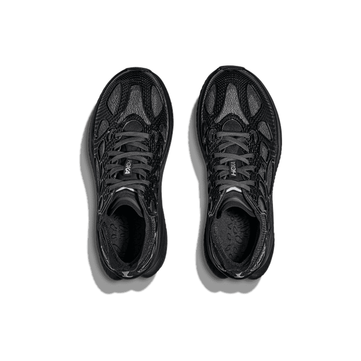 Hoka One One Mach X Caged Black Midnight Blue Angle 0