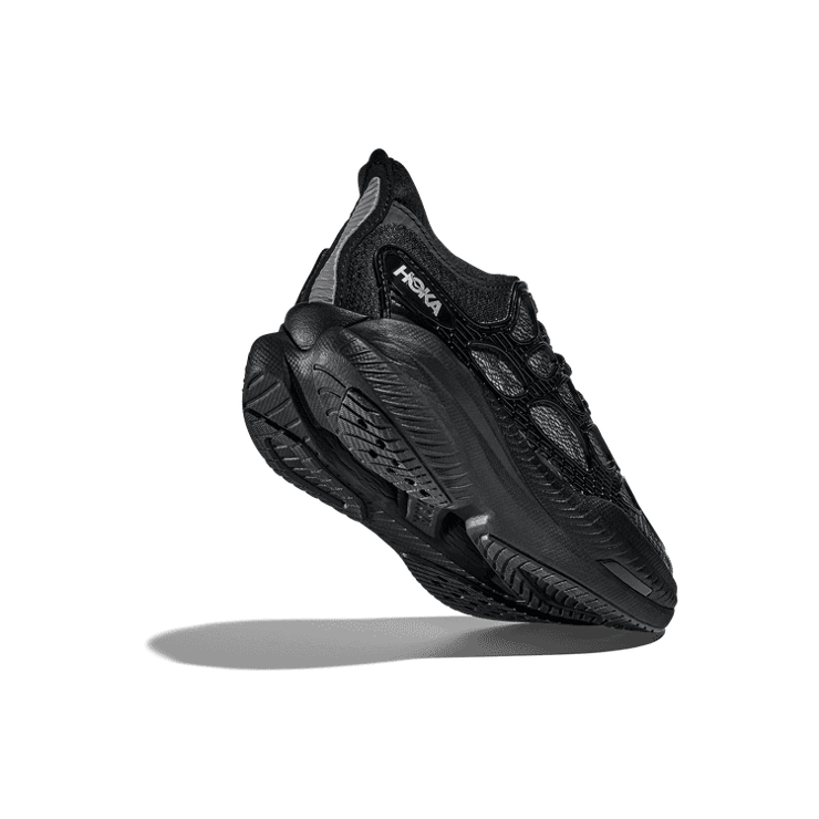 Hoka One One Mach X Caged Black Midnight Blue Angle 2