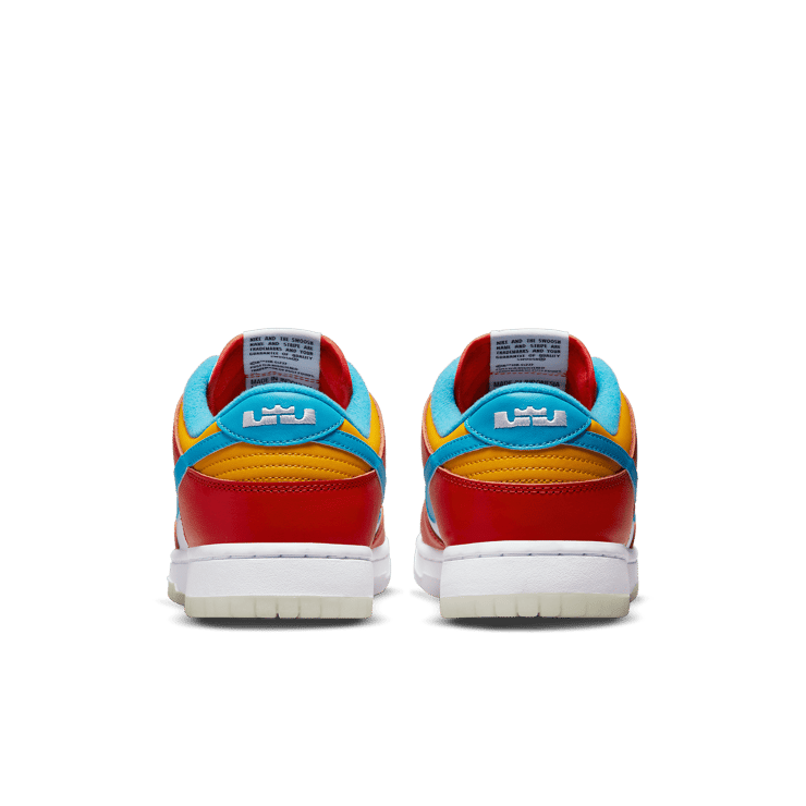 Nike Dunk Low QS LeBron James Fruity Pebbles Angle 3