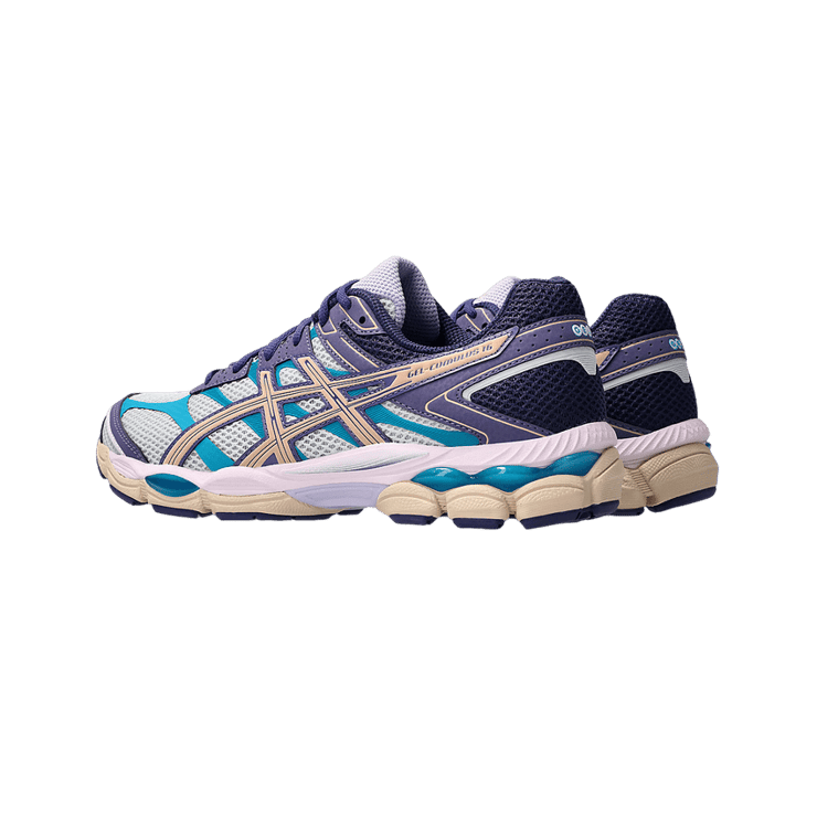 Asics Gel-Cumulus 16 Purple Cloud Grey Bisque Angle 1