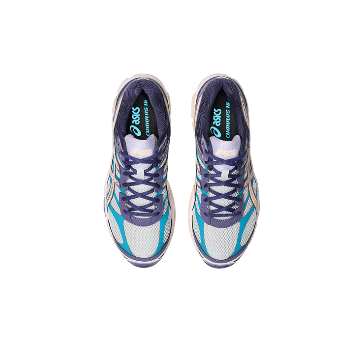 Asics Gel-Cumulus 16 Purple Cloud Grey Bisque Angle 4