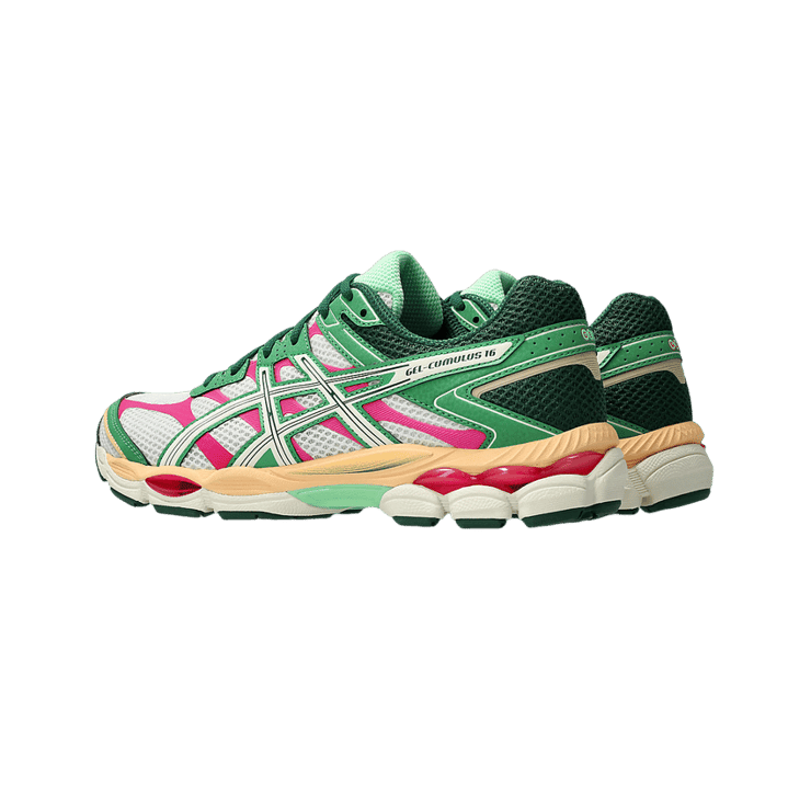 ASICS Gel-Cumulus 16 Green Cream Ivory Angle 1