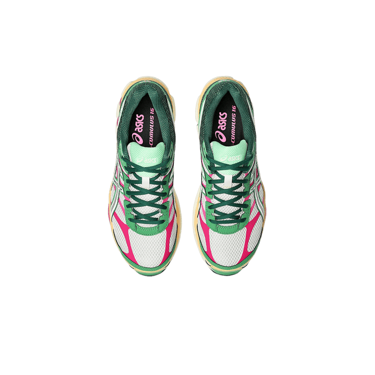 ASICS Gel-Cumulus 16 Green Cream Ivory Angle 4