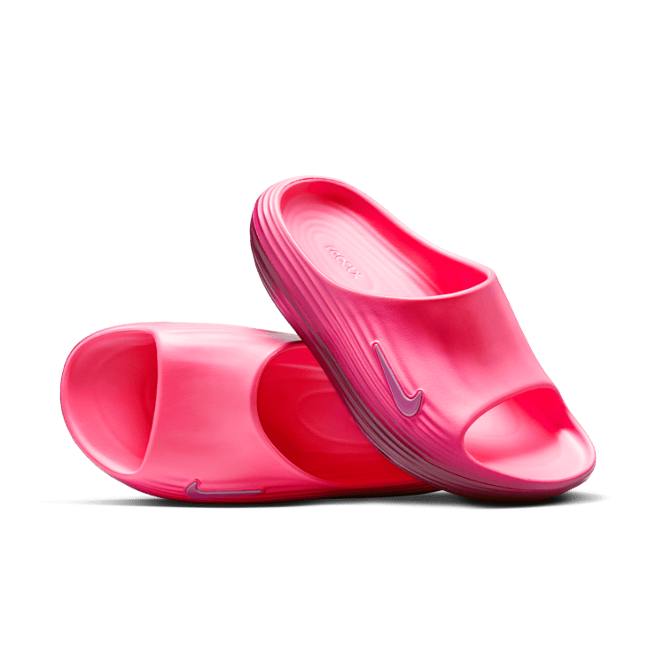 Nike ReactX Rejuven8 Slide Pink Spell Bordeaux Angle 2