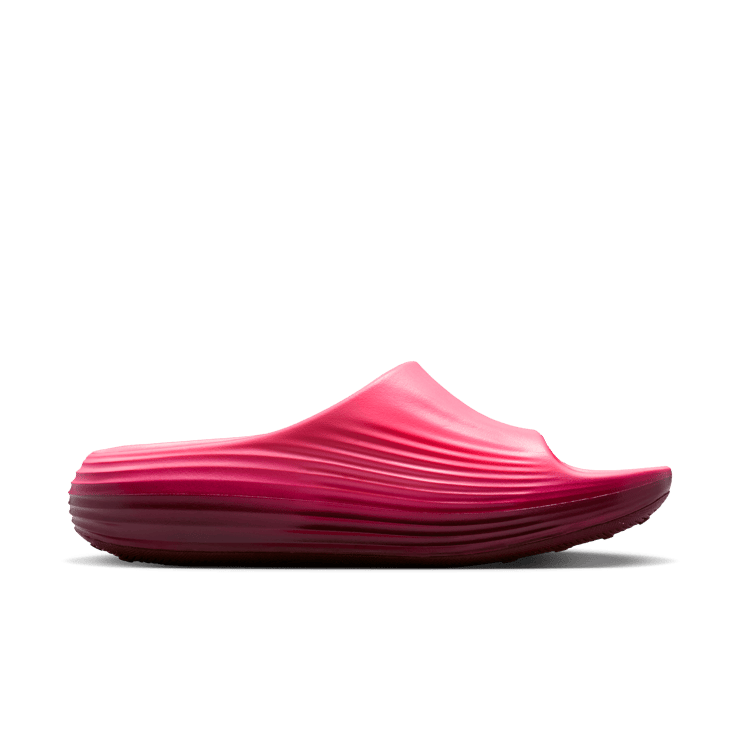 Nike ReactX Rejuven8 Slide Pink Spell Bordeaux  Angle 0