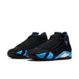 Air Jordan 14 Black University Blue Angle 3