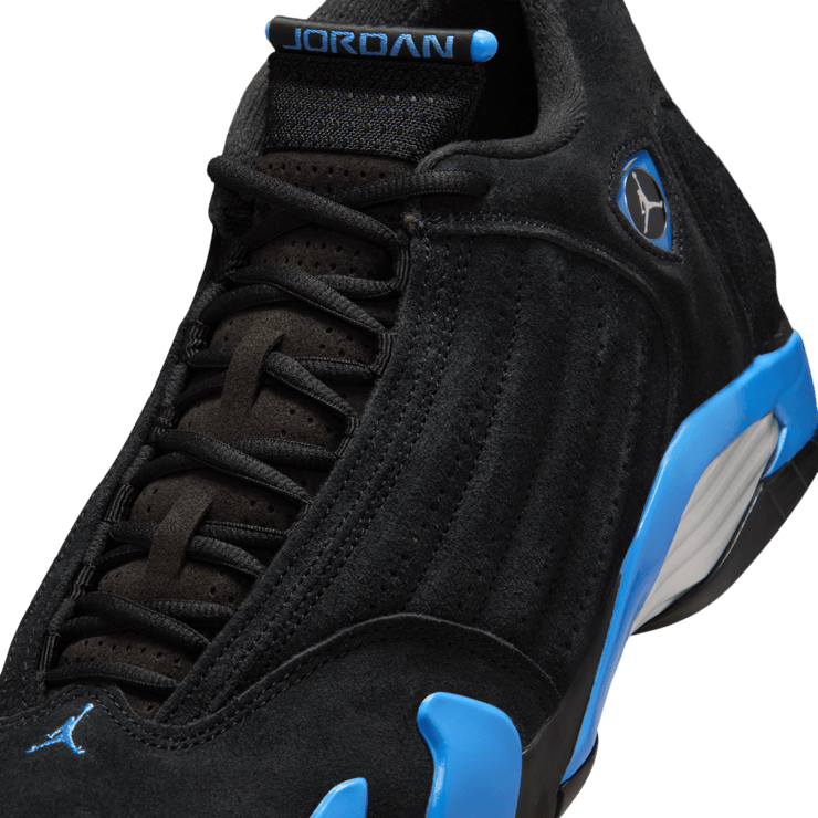 Air Jordan 14 Black University Blue Angle 5