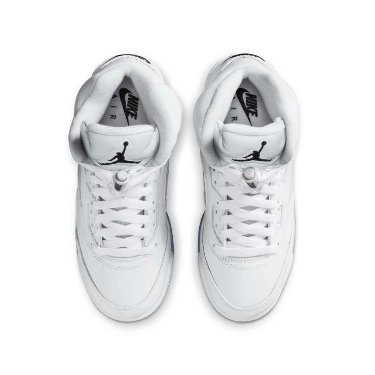 Air Jordan 5 Retro OG White Metallic (GS) Angle 3