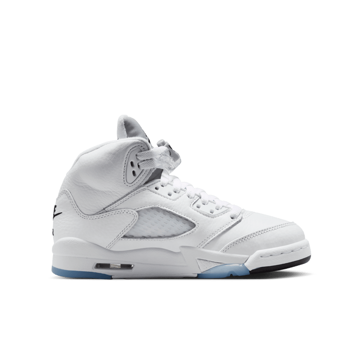 Air Jordan 5 Retro OG White Metallic (GS) Angle 2