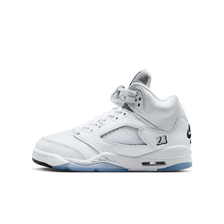 Air Jordan 5 Retro OG White Metallic (GS) Angle 0
