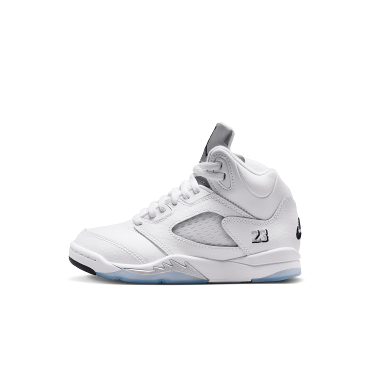 Air Jordan 5 Retro OG White Metallic (PS) Angle 0