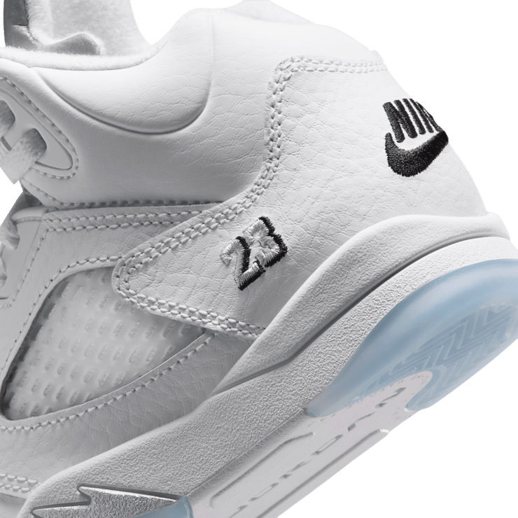 Air Jordan 5 Retro OG White Metallic (PS) Angle 7
