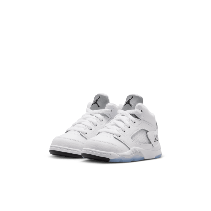 Air Jordan 5 Retro OG White Metallic (TD) Angle 4