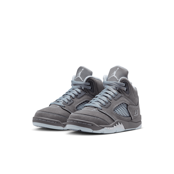 Air Jordan 5 Retro Wolf Grey (PS) Angle 3