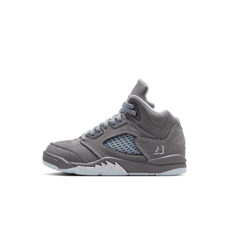 Air Jordan 5 Retro Wolf Grey (PS) Angle 0