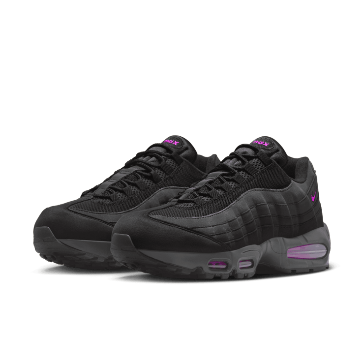 Nike Air Max 95 OG Black Vivid Purple Angle 2