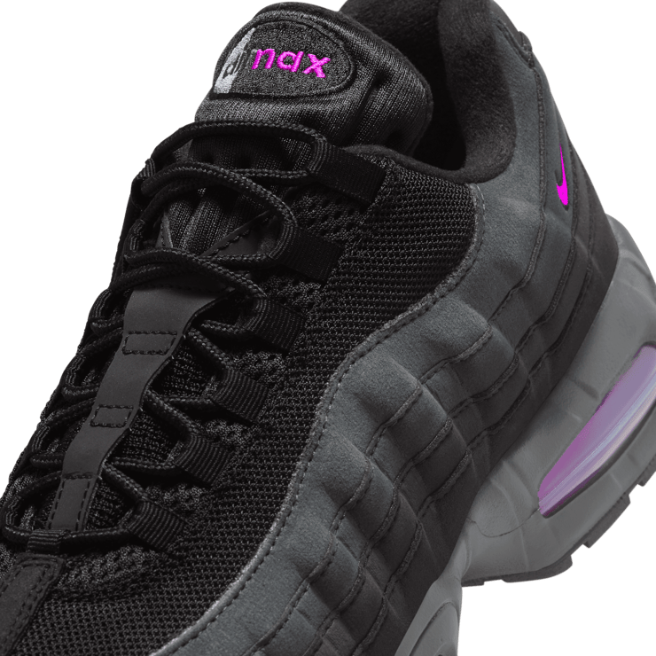 Nike Air Max 95 OG Black Vivid Purple Angle 4