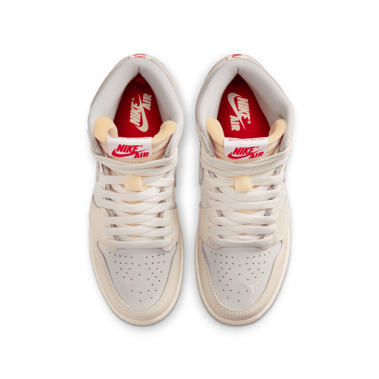 Air Jordan 1 Retro High OG Sail University Red (GS) Angle 7