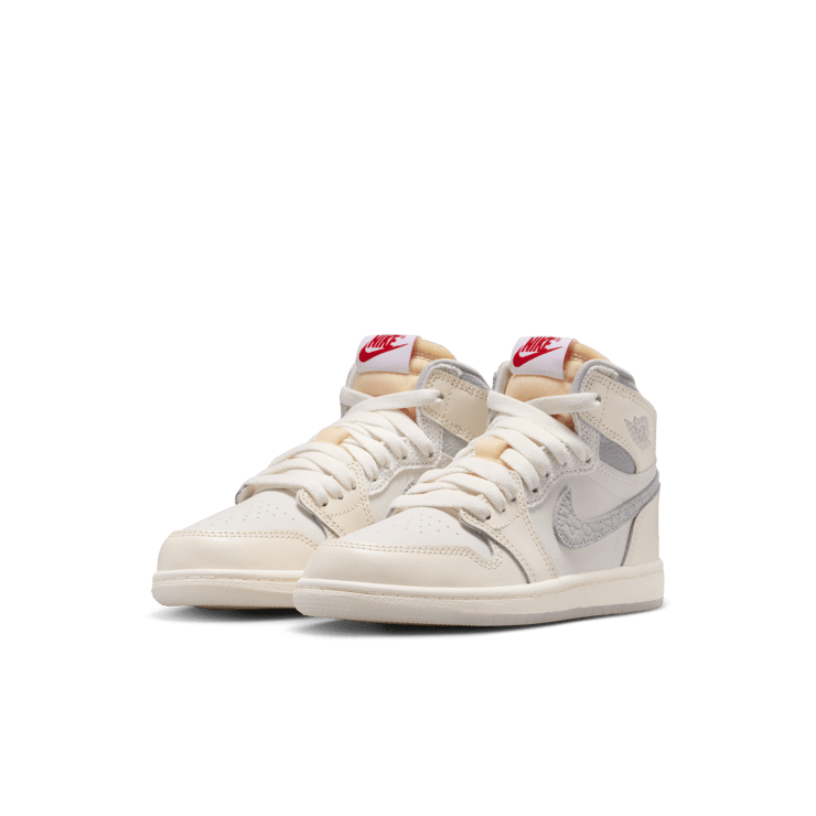 Air Jordan 1 Retro High OG Sail University Red (PS) Angle 2
