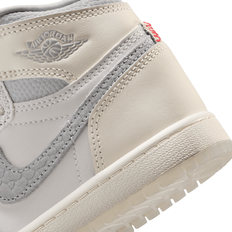 Air Jordan 1 Retro High OG Sail University Red (PS) Angle 8