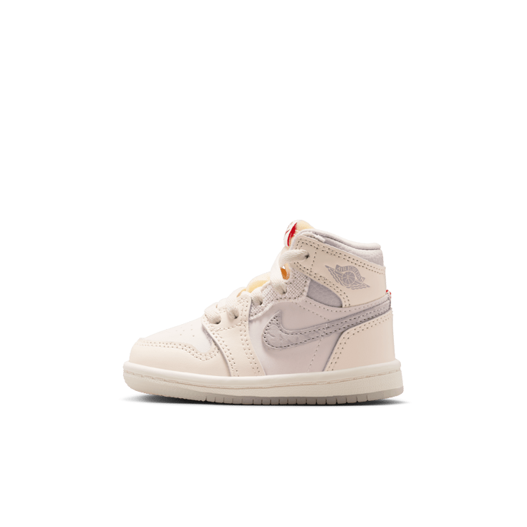 Air Jordan 1 Retro High OG Sail University Red (TD) Angle 0