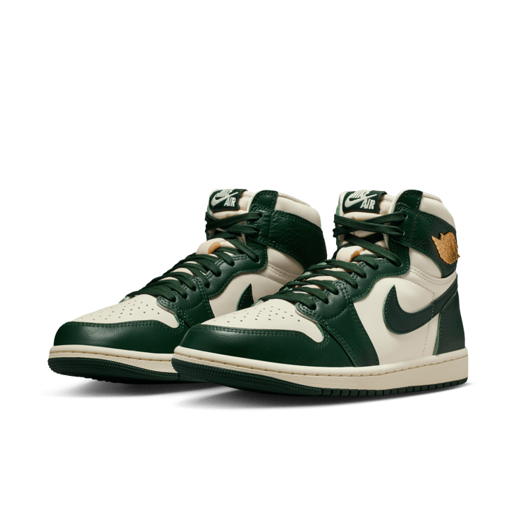 Air Jordan 1 Retro High OG Pale Ivory Pro Green (W) Angle 5