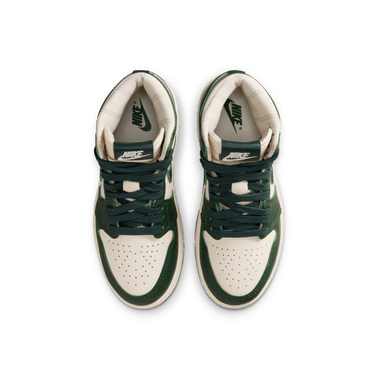 Air Jordan 1 Retro High OG Pale Ivory Pro Green (PS) Angle 3