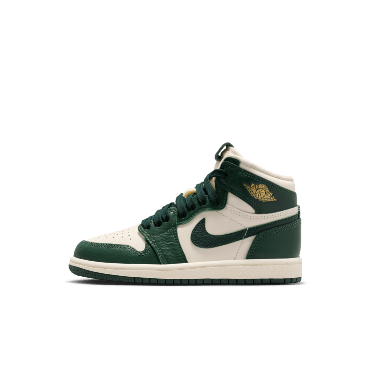 Air Jordan 1 Retro High OG Pale Ivory Pro Green (PS) Angle 2