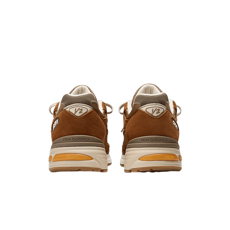 New Balance 991v2 Caramel Cafe Angle 4
