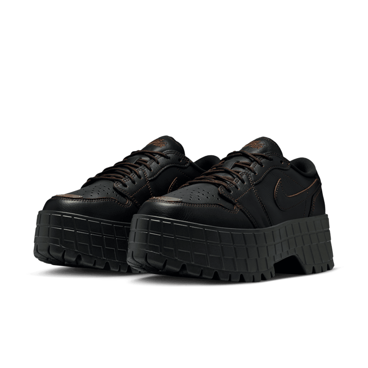 Air Jordan 1 Brooklyn Low Black Workboot (W) Angle 2